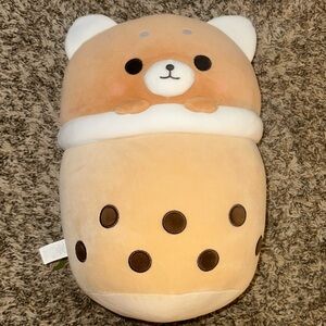 NWT Takashoji Large Kitty in the Boba Milk Tea Plush